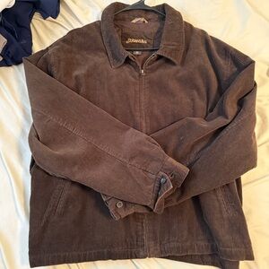 St. John's Bay Men's Brown Corduroy Jacket